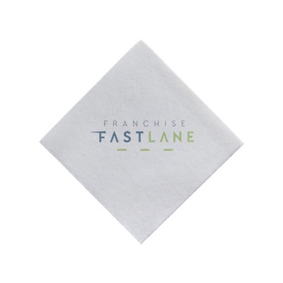 Almost Linen™ Beverage Napkin - White - Tradition