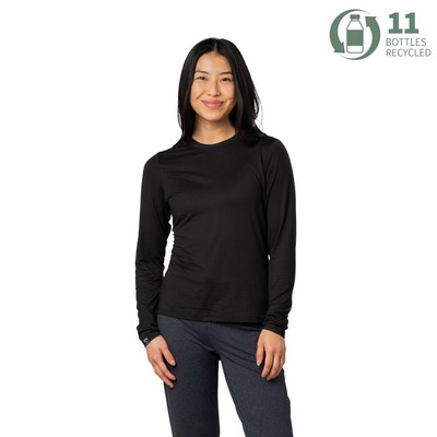 Storm Creek Women's Varsity High Stretch Fitted Long Sleeve T-shirt